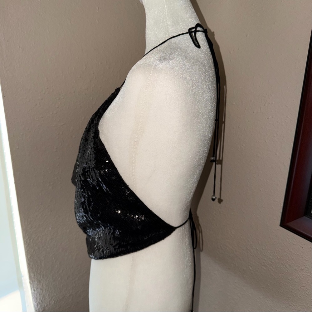 INDAH Sequin Halter Top - Picture 4 of 10